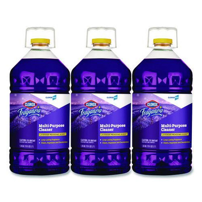 Cloroxpro Fraganzia Multi-purpose Cleaner Concentrate, Lavender Meadows Scent, 175 Oz Bottle, 3/carton