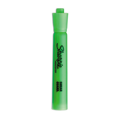 Tank Style Highlighters, Fluorescent Green Ink, Chisel Tip, Green Barrel, Dozen - VISSAN25026B Tank Style Highlighters, Fluorescent Green Ink, Chisel Tip, Green Barrel, Dozen - VISSAN25026B