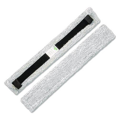 Visaversa Pro Microfiber Replacement Pad, 14", Light Gray, 10/carton