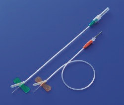 Surshield Blood Collection Set 23 Gauge 3/4 Inch Needle Length Safety Needle 12 Inch Tubing Sterile