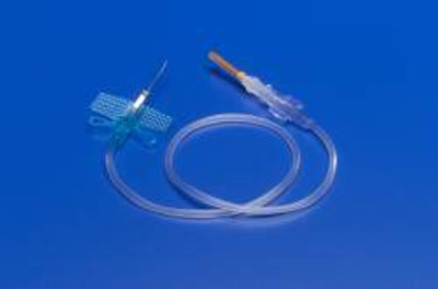 Monoject Angel Wing Blood Collection Set 25 Gauge 3/4 Inch Needle Length Safety Needle 12 Inch Tubing Sterile