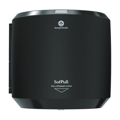 Sofpull Centerpull Hand Towel Dispenser, 10.13 X 10.58 X 11.33, Black