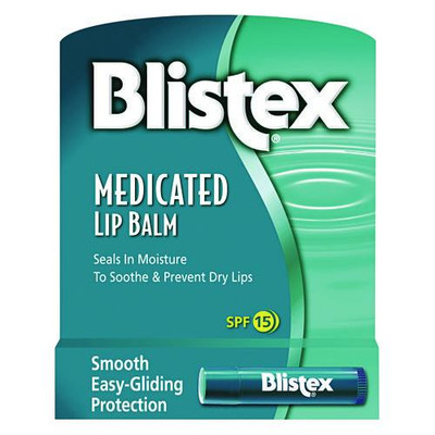 Medicated Lip Balm, Spf 15, 0.15 Oz
