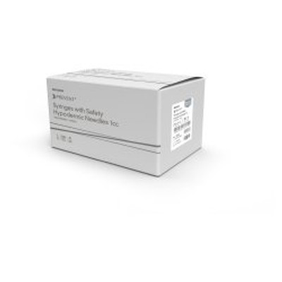 Safety Tuberculin Syringe with Needle McKesson Prevent® 1 mL 5/8 Inch 25 Gauge Hinged Safety Needle Ultra Thin Wall Safety Tuberculin Syringe with Needle McKesson Prevent® 1 mL 5/8 Inch 25 Gauge Hinged Safety Needle Ultra Thin Wall