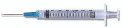 Standard Hypodermic Syringe with Needle PrecisionGlide 3 mL 1-1/2 Inch 23 Gauge NonSafety Thin Wall