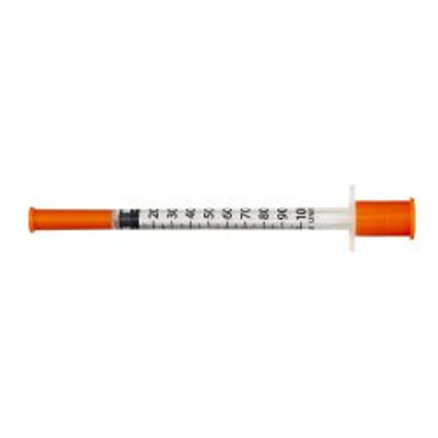 Standard Insulin Syringe with Needle EasyTouch 1 mL 1/2 Inch 28 Gauge NonSafety Thin Wall Standard Insulin Syringe with Needle EasyTouch 1 mL 1/2 Inch 28 Gauge NonSafety Thin Wall