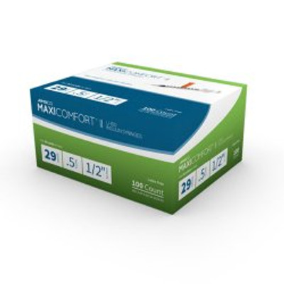 Standard Insulin Syringe with Needle AIMSCO® 0.5 mL 1/2 Inch 29 Gauge NonSafety Ultra Thin Wall