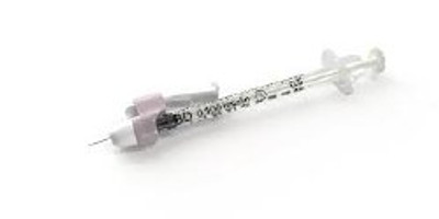 Safety Insulin Syringe with Needle SafetyGlide 0.3 mL 15/64 Inch 31 Gauge Sliding Safety Needle Regular Wall Safety Insulin Syringe with Needle SafetyGlide 0.3 mL 15/64 Inch 31 Gauge Sliding Safety Needle Regular Wall