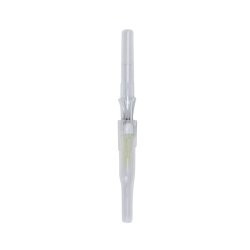 Peripheral IV Catheter McKesson Prevent® R 24 Gauge 3/4 Inch Straight Hub Non Blood Control Push Button Safety