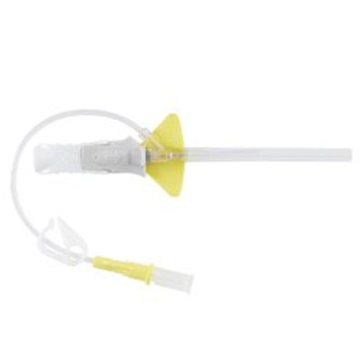 Closed IV Catheter Nexiva 24 Gauge 3/4 Inch Vialon Biomaterial Winged Hub Blood Control Closed IV Catheter Nexiva 24 Gauge 3/4 Inch Vialon Biomaterial Winged Hub Blood Control