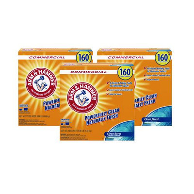 Powder Laundry Detergent, Clean Burst, 9.86 Lb Box, 3/carton