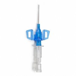 Closed IV Catheter Introcan Safety® 3 16 Gauge 2 Inch Polyurethane Winged Hub Blood Control Passive Safety