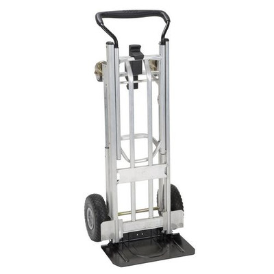 Heavy Duty 4-in-1 Truck, Supports 800 Lb (hand Truck) 1,000 Lb (cart/platform Truck), 19.69" X 18.7" X 48.31", Silver/black Heavy Duty 4-in-1 Truck, Supports 800 Lb (hand Truck) 1,000 Lb (cart/platform Truck), 19.69" X 18.7" X 48.31", Silver/black
