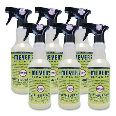 Multi Purpose Cleaner, Lemon Scent, 16 Oz Spray Bottle, 6/carton - VISSJN373223