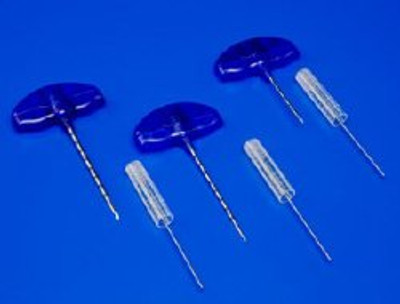 Bone Marrow Biopsy / Aspiration Needle Monoject 8 Gauge 4 Inch Length Beveled Stylet Tip Bone Marrow Biopsy / Aspiration Needle Monoject 8 Gauge 4 Inch Length Beveled Stylet Tip