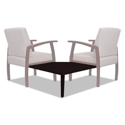 Alera Reception Lounge 700 Series Gang Table, Corner, 27.5 X 27.5, Mahogany Alera Reception Lounge 700 Series Gang Table, Corner, 27.5 X 27.5, Mahogany