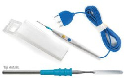 Electrosurgical Pencil Kit Insulated 2-1/2 Inch Blade X 10 Foot Cord Blade Tip