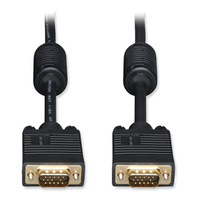 Vga Coaxial High-resolution Monitor Cable With Rgb Coaxial (hd15 M/m), 6 Ft.
