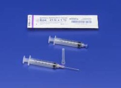 Hypodermic Needle Monoject SoftPack 1-1/2 Inch Length 26 Gauge Regular Wall Without Safety