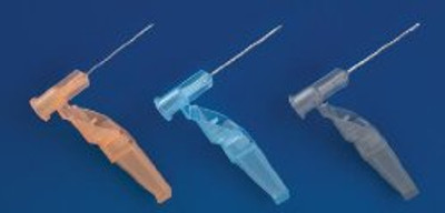 Safety Hypodermic Needle Needle-Pro EDGE 1-1/2 Inch Length 20 Gauge Regular Wall Hinged Safety Needle