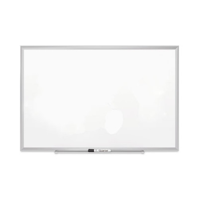 Classic Series Porcelain Magnetic Board, 48 X 36, White, Silver Alum. Frame