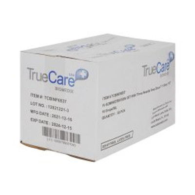 IV Pump Set McKesson Pump 3 Ports 10 Drops / mL Drip Rate Without Filter 110 Inch Tubing Solution Without Flow Regulator IV Pump Set McKesson Pump 3 Ports 10 Drops / mL Drip Rate Without Filter 110 Inch Tubing Solution Without Flow Regulator