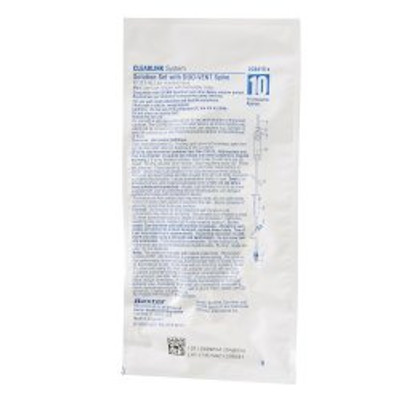 IV Pump Set Clearlink Pump 1 Port 10 Drops / mL Drip Rate Without Filter 92 Inch Tubing Solution IV Pump Set Clearlink Pump 1 Port 10 Drops / mL Drip Rate Without Filter 92 Inch Tubing Solution