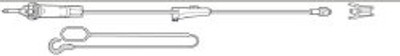 Secondary IV Administration Set Baxter Gravity Without Ports 10 Drops / mL Drip Rate Without Filter 37 Inch Tubing Medication