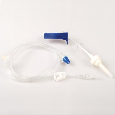 Primary IV Administration Set with Extension Set MedSource Gravity 2 Ports 10 Drops / mL Drip Rate Without Filter 83 Inch Tubing Solution Primary IV Administration Set with Extension Set MedSource Gravity 2 Ports 10 Drops / mL Drip Rate Without Filter 83 Inch Tubing Solution