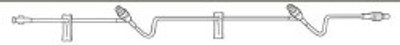 IV Extension Set Needle-Free Port Standard Bore 43 Inch Tubing Without Filter
