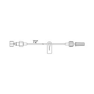 IV Extension Set Medex Small Bore 72 Inch Tubing