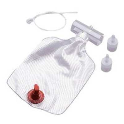 Trach Tee Drain with Bag AirLife Trach Tee Drain with Bag AirLife