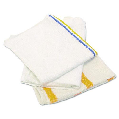 Value Counter Cloth/bar Mop, 14 X 17, White, 25 Pounds/bag