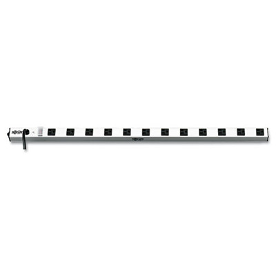 Vertical Power Strip, 12 Outlets, 15 Ft Cord, 36" Length Vertical Power Strip, 12 Outlets, 15 Ft Cord, 36" Length