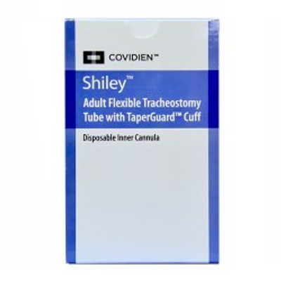 Cuffed Tracheostomy Tube Shiley Disposable IC Size 7.5 Adult