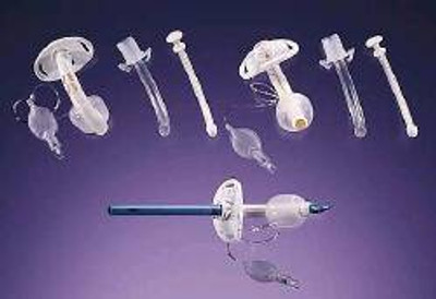 Cuffed Tracheostomy Tube Shiley Disposable IC Size 8.0 Adult