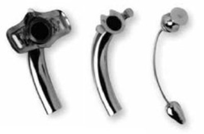 Uncuffed Tracheostomy Tube Swivel Lock IC Size 5.0 Adult Uncuffed Tracheostomy Tube Swivel Lock IC Size 5.0 Adult