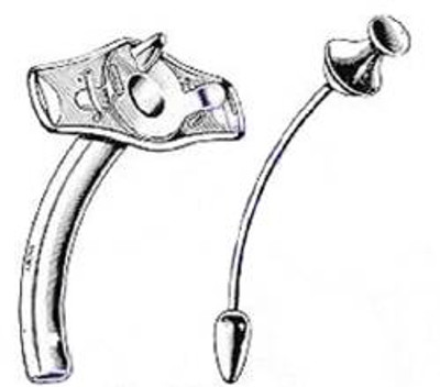 Uncuffed Tracheostomy Tube Wing Lock IC Size 6.0 Adult Uncuffed Tracheostomy Tube Wing Lock IC Size 6.0 Adult