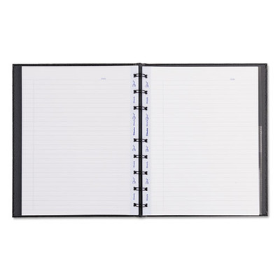 Miraclebind Notebook, 1 Subject, Medium/college Rule, Black Cover, 9.25 X 7.25, 75 Sheets