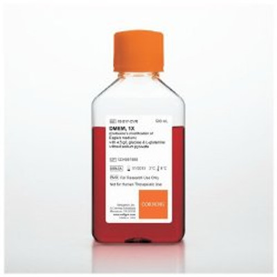 Culture Media Corning® Dulbeccos Modified Eagle Medium (DMEM) with L-Glutamine and Glucose Liquid