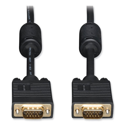 Vga Coaxial High-resolution Monitor Cable With Rgb Coaxial (hd15 M/m), 50 Ft.
