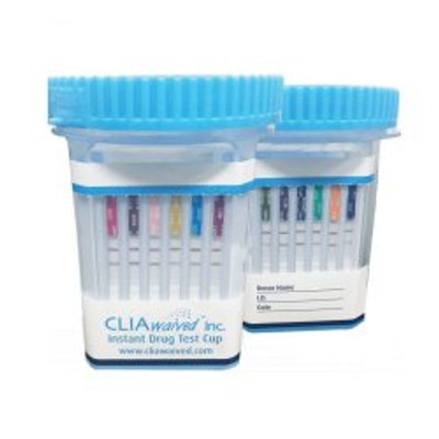 Drugs of Abuse Test Kit CLIAwaived AMP, BAR, BUP, BZO, COC, EDDP, mAMP/MET, MDMA, MTD, OPI300, OXY, PCP, TCA, THC (CR, OX, pH, SG) 25 Tests CLIA Waived