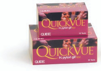 H. Pylori Test Kit QuickVue® H. pylori gII H. Pylori 30 Tests CLIA Waived Sample Dependent H. Pylori Test Kit QuickVue® H. pylori gII H. Pylori 30 Tests CLIA Waived Sample Dependent
