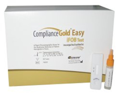 Cancer Screening Test Kit Compliance Gold® iFOB Easy Fecal Occult Blood Test (iFOB or FIT) 30 Tests CLIA Waived Cancer Screening Test Kit Compliance Gold® iFOB Easy Fecal Occult Blood Test (iFOB or FIT) 30 Tests CLIA Waived