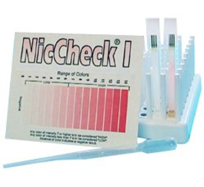 Drugs of Abuse Test Kit NicCheck® I Cotinine Test 50 Tests CLIA Waived