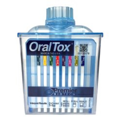 Drugs of Abuse Test Kit OralTox® AMP, COC, mAMP/MET, MYD, OPI, OXY, PCP, THC 25 Tests CLIA Waived Drugs of Abuse Test Kit OralTox® AMP, COC, mAMP/MET, MYD, OPI, OXY, PCP, THC 25 Tests CLIA Waived