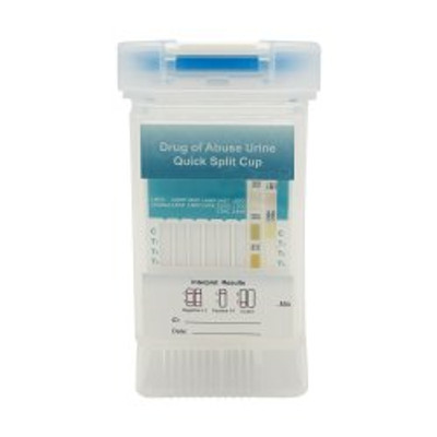 Drugs of Abuse Test Kit Quick Split Cup AMP500, BAR300, BUP10, BZO300, COC150, EDDP300, mAMP/MET500, MOP (OPI300), MDMA500, MTD300, OXY100, PCP25, PPX300, THC50, TCA1000  25 Tests CLIA Waived Drugs of Abuse Test Kit Quick Split Cup AMP500, BAR300, BUP10, BZO300, COC150, EDDP300, mAMP/MET500, MOP (OPI300), MDMA500, MTD300, OXY100, PCP25, PPX300, THC50, TCA1000  25 Tests CLIA Waived