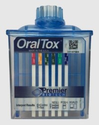 Drugs of Abuse Test Kit OralTox® AMP, COC, mAMP/MET, OPI, PCP, THC 25 Tests CLIA Non-Waived Drugs of Abuse Test Kit OralTox® AMP, COC, mAMP/MET, OPI, PCP, THC 25 Tests CLIA Non-Waived