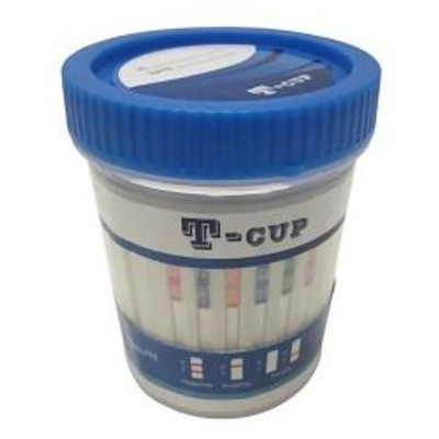 Drugs of Abuse Test Kit T-Cup® AMP, COC, OPI, PCP, THC 25 Tests CLIA Waived Drugs of Abuse Test Kit T-Cup® AMP, COC, OPI, PCP, THC 25 Tests CLIA Waived