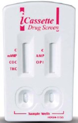 Drugs of Abuse Test Kit iCassette AMP, BAR, BZO, COC, mAMP/MET, OPI, PCP, THC 25 Tests CLIA Non-Waived Drugs of Abuse Test Kit iCassette AMP, BAR, BZO, COC, mAMP/MET, OPI, PCP, THC 25 Tests CLIA Non-Waived